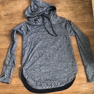 Athleta long sleeve with hoodie